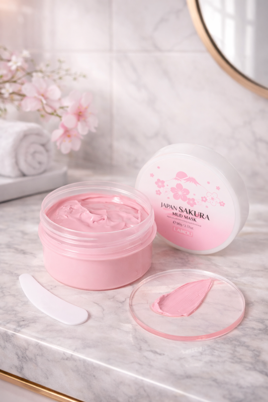 Sakura Clay Mask — Deep Cleansing & Tightened Pores